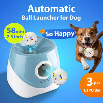 Automatic Dog Tennis Ball Launcher for dogs and cats